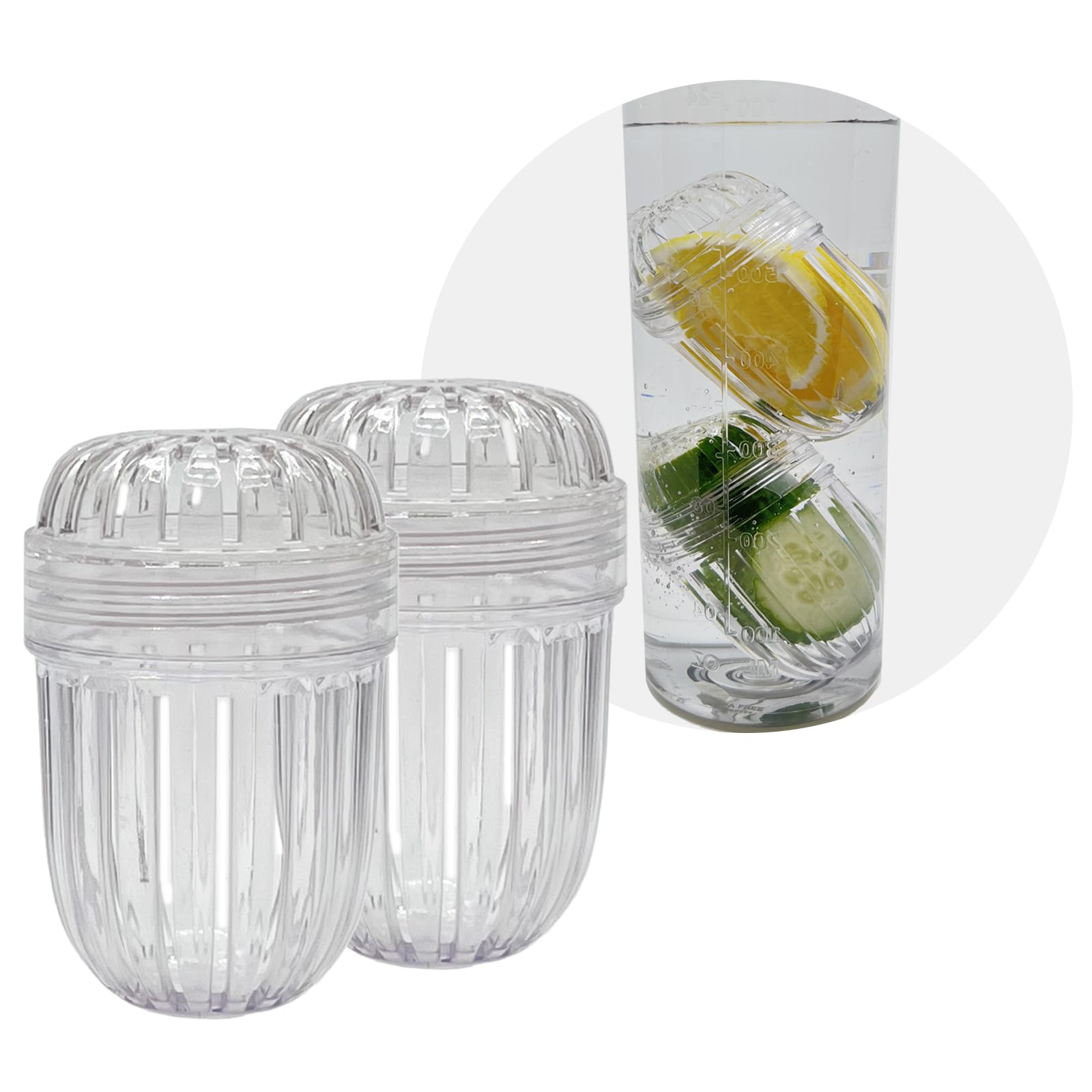 Amazon.com: 2PCS Fruit Infuser Insert,Flower Tea Infuser for Wide